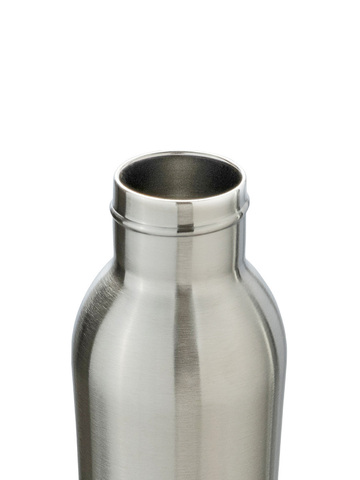 Термос Bugatti B Bottle Twin steel with red lid steel BBT-SS350I3