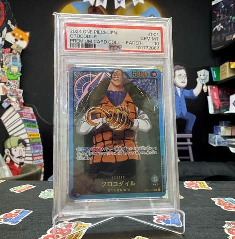 Коллекционная карточка One Piece (Japan) (PSA 10) Crocodile (ST03-001)