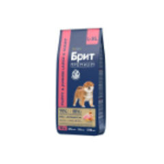 Корм для собак сухой BRIT PREMIUM с курицей для щенков "Dog Puppy and Junior Large and Giant", 15кг