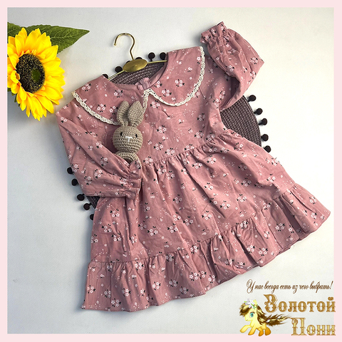 Платье хлопок детское (74-98) 250914-D515