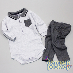 серый меланж