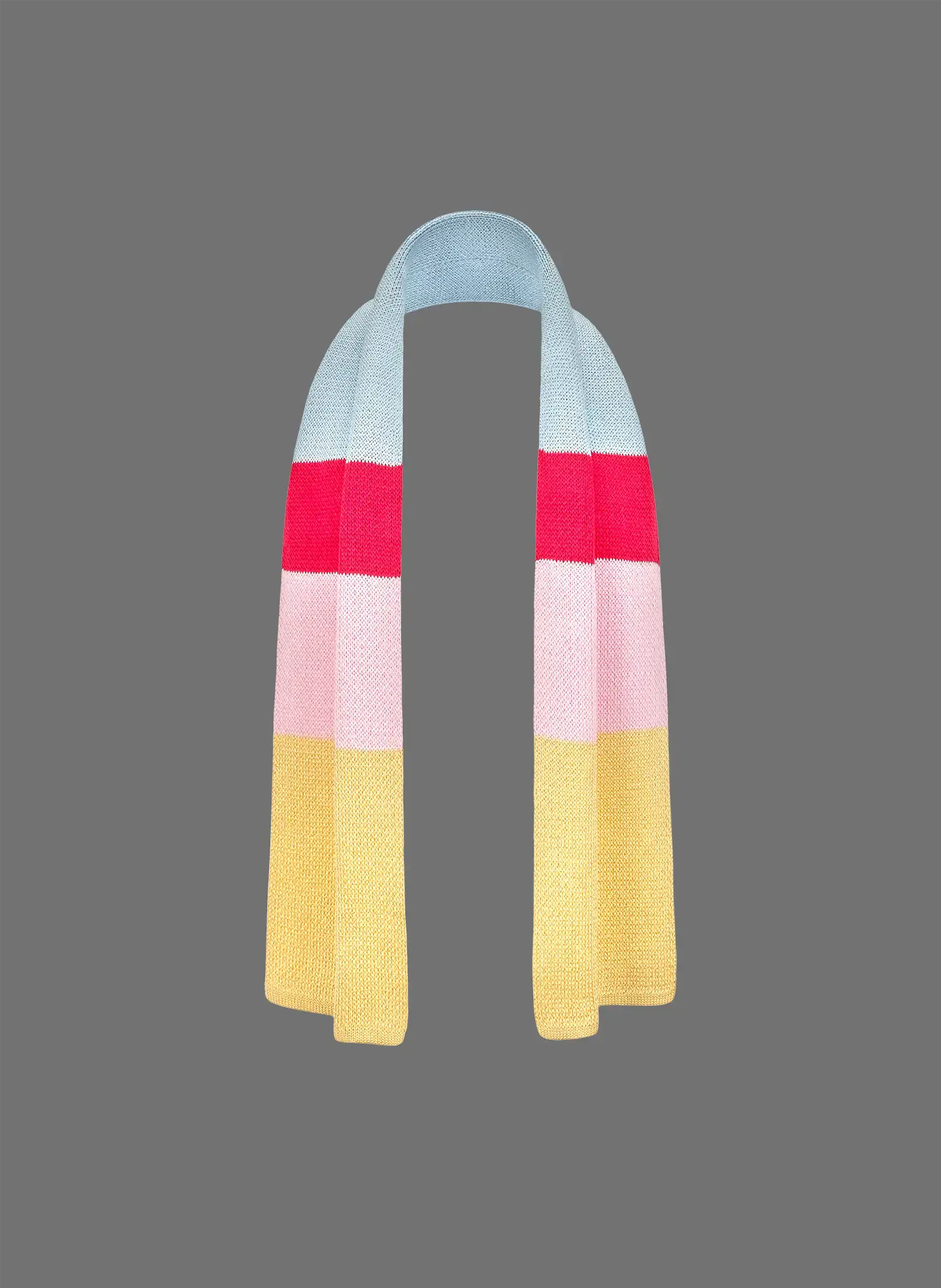 Шарф «Цветной полосатик»