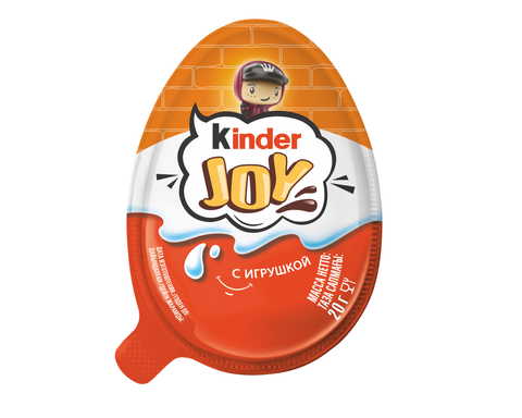 Яйцо шоколадное Киндер Джой Т1 20г для мальчиков, шт