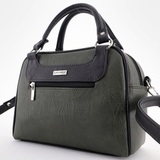 Сумка Саломея 269 македония оливковый + черный