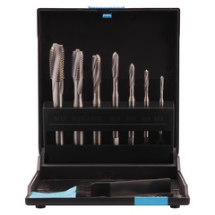 Набор метчиков машинных M3 -M12 HSSE DIN371/376 (Винт., C/2-3P, R15) 7пр Volkel 47816