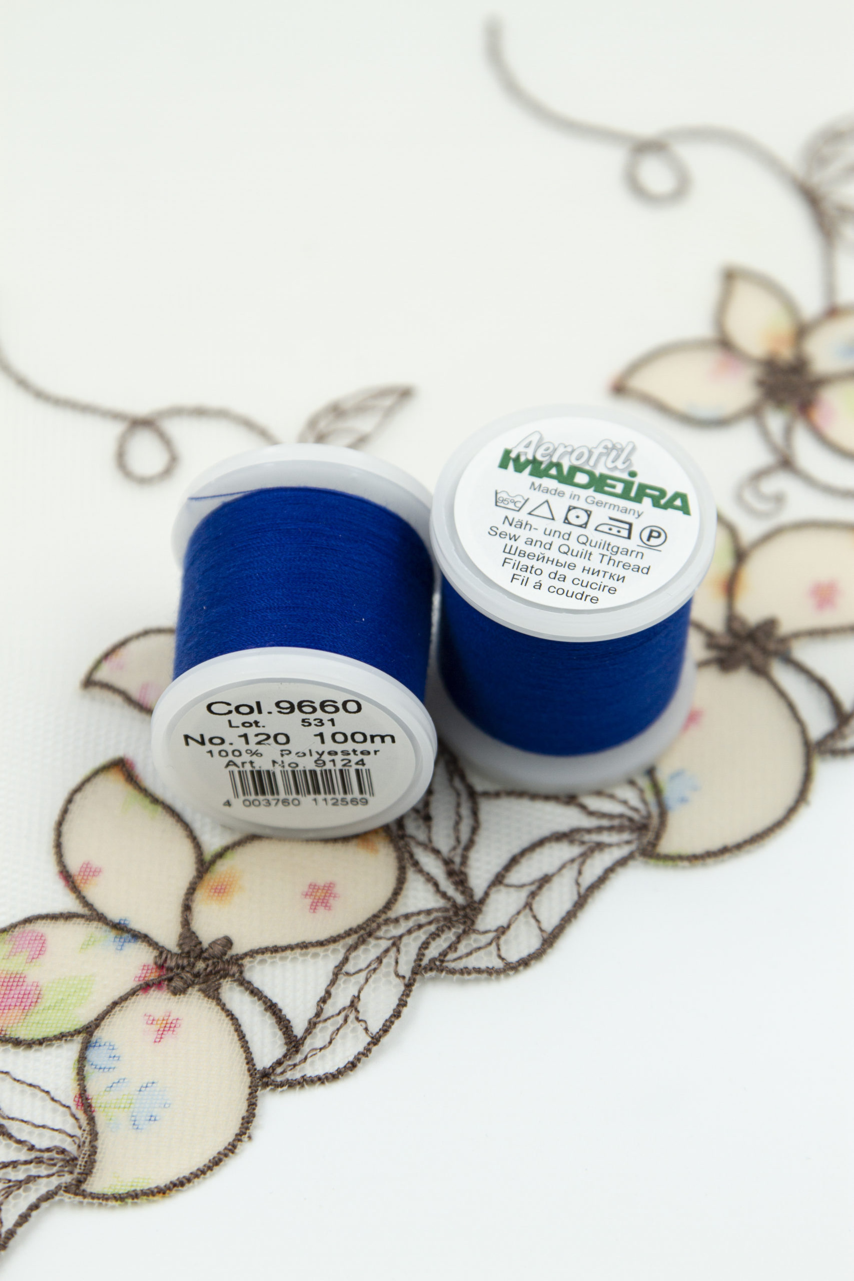 Нитки швейные Madeira aerofil №120 Col. 9660 ультрамарин (100, 400 м)
