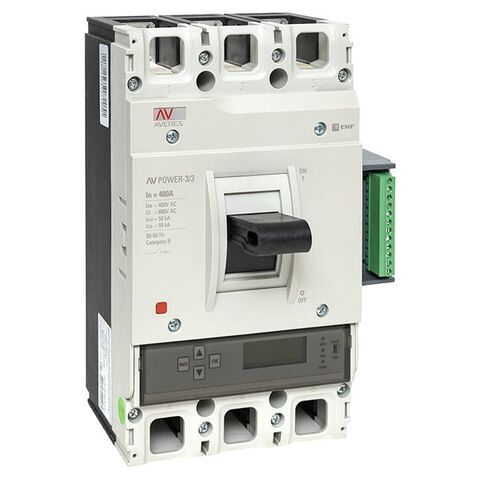 Выключатель автоматический в литом корпусе AV-POWER-3/3 400А 50кА ETU6,2 EKF