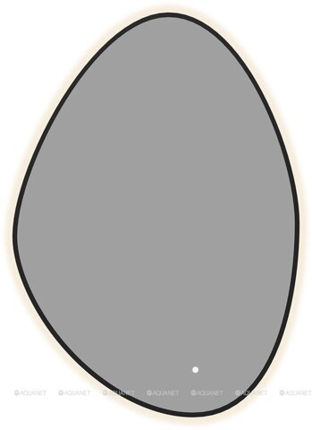 Aquanet 367646 Зеркало Контур ассиметрия 600х850 LED ТХ цв. черный (367646)