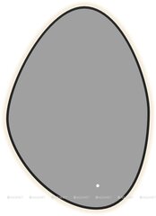 Aquanet 367646 Зеркало Контур ассиметрия 600х850 LED ТХ цв. черный (367646) фото