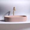Ceramica Nova Element CN6048MP Умывальник чаша накладная овальная, 60.8x38.5, цвет: розовый матовый