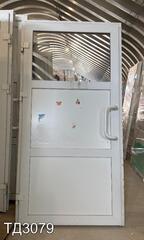 Дверь пластиковая входная Б/У 2040(в) x 1040(ш)