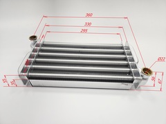 Основной теплообменник (24кВт) для BAXI Eco-3/Luna-3/Luna-3 Comfort... (арт. 5681190, 620860)