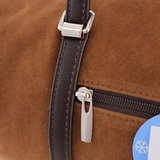 Сумка Саломея 600 эко-замша миндаль