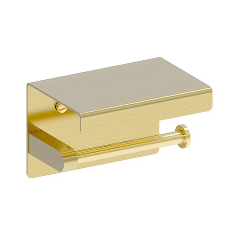 NEMO NM-C01055BG Держатель туалетной бумаги с полкой, BRUSH GOLD