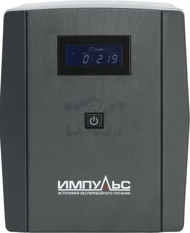 Источник бесперебойного питания Импульс Юниор Смарт 1500 900Вт 1500ВА черный