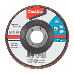 Лепестковый шлифовальный диск А80 125 мм Makita D-27109
