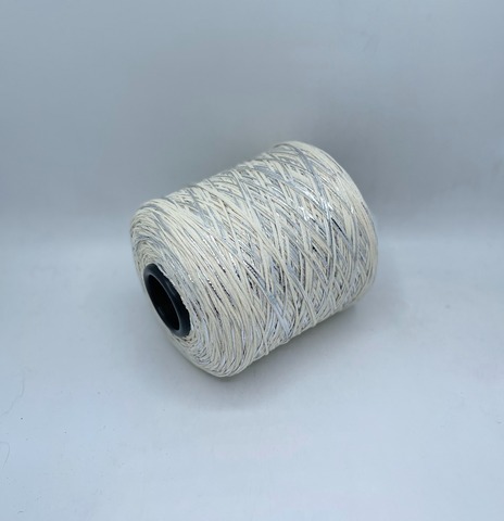 Luxury Production by Ri.Go (пр.Италия), art-Emporium, 180м/100гр, 90%Меринос,8%Полиэстер(фольга), 2%Полиамид , цвет- Натуральный+серебро(35/355) ,арт.32297