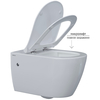 Berges 43352 Комплект : инсталляция АТОМ Line кнопка белая, унитаз MASCON Rimless, сиденье тонкое дюропласт микролифт, быстросъёмное