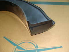 Молдинг переднего крыла правый УАЗ-3163 с 2014г.в. (черный металлик)