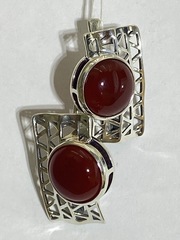 Перуджа (серьги из серебра)