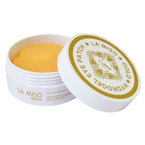 La Miso Gold Hydrogel Eye Patch - Гидрогелевые патчи с частицами золота для кожи вокруг глаз