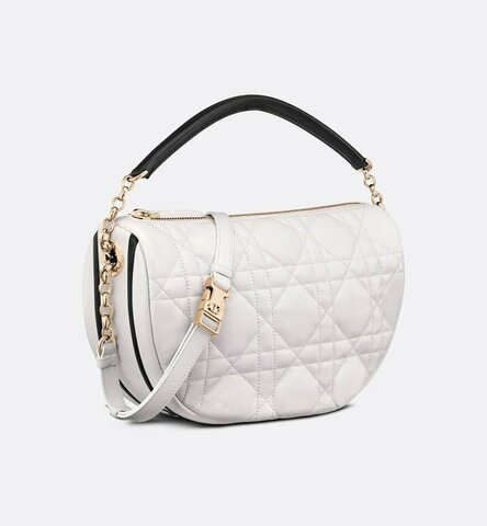 Сумка-хобо женская Dior Vibe среднего размера белый