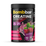 Креатин со вкусом малины, Creatine raspberry, Bombbar, 300 гр 1