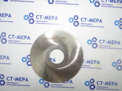 Фреза отрезная по металлу 80х1.6х22мм. z=100 Р6М5 с фаской без ш/п