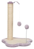 Столбик-когтеточка для кошек Trixie Junior Лапа, светло-лиловый, 40х50х38 см