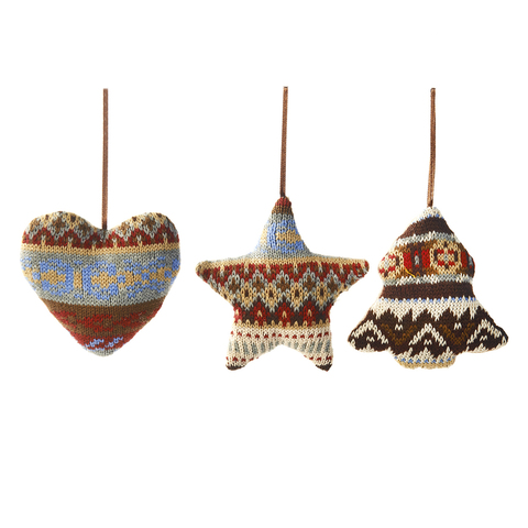 НАБОР НОВОГОДНИХ ИГРУШЕК KNIT