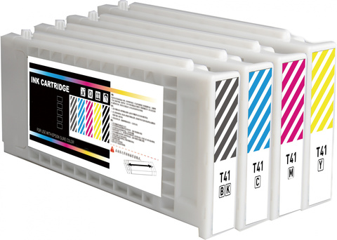 Картридж струйный Cactus CS-EPT41F2 T41F2 голуб.пигм. (350мл) для Epson SureColor SC-T5400M, SC-T3405, SC-T5405