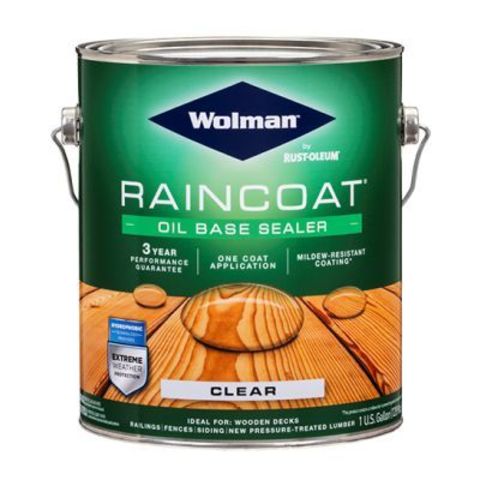 Wolman RainCoat One Coat Clear Sealer пропитка водоотталкивающая прозрачная