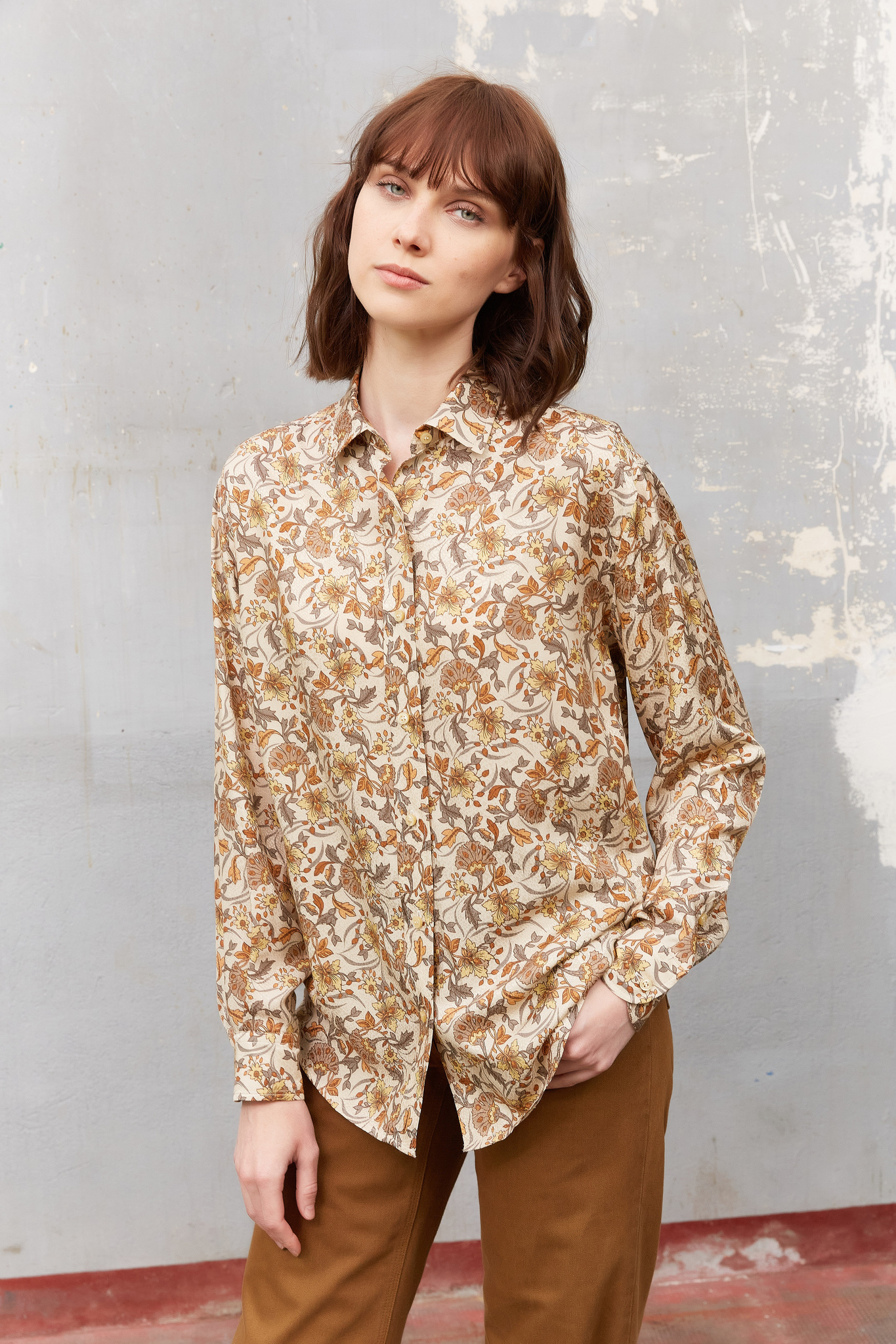 CLYDE - Рубашка с цветочным принтом