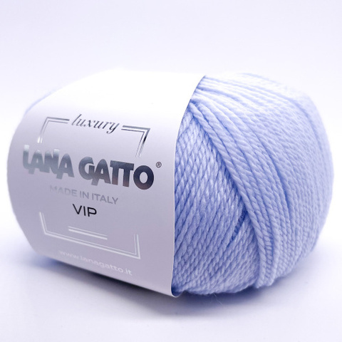 Пряжа Lana Gatto VIP 4010 нежно-голубой