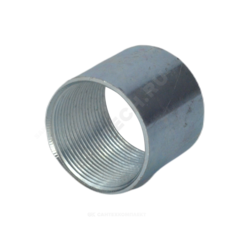 Муфта сталь оц Ду 65 (2 1/2") ВР с фаской толщина S=4-6мм Китай