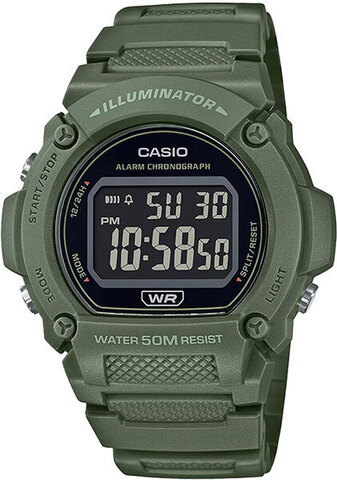 Наручные часы Casio W-219HC-3B фото