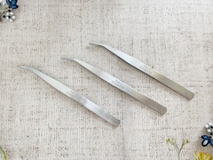 Пинцет загнутый TWE-7, L 14,5 см