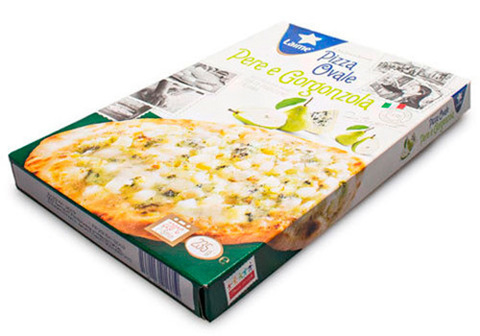 Пицца овальная "Груша и Горгонзола", 235г