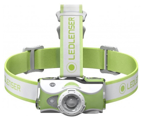Фонарь налобный Led Lenser MH7 зеленый/белый , светодиодный, (500991)