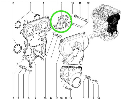 Кронштейн правой опоры двигателя (ВАЗ 21129, 21179) Лада Веста, XRAY (21129100115701)