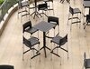 Стол пластиковый барный складной Siesta Contract Sky Folding Bar Table 60, черный