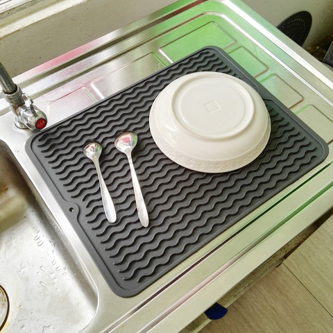 Коврик для сушки посуды силиконовый