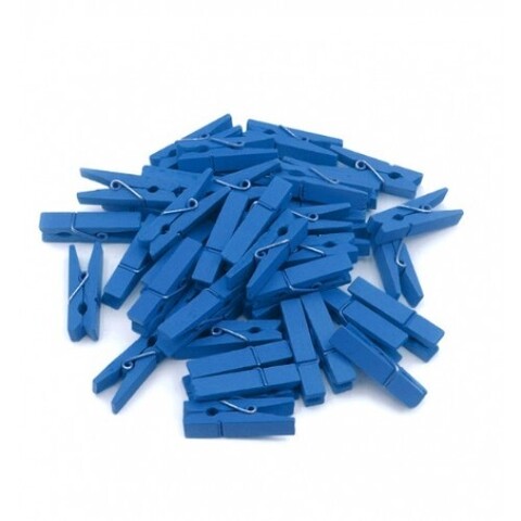 Extreme Look зажим для составов, 10шт, синий