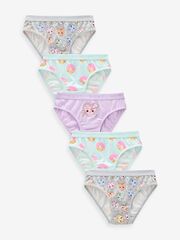 Трусы для девочки Next 412-454, 5 шт., Серый, Мятный, Сиреневый