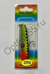 Блесна колебалка незацепляйка Rosy Down Rasanen 70мм 20гр
