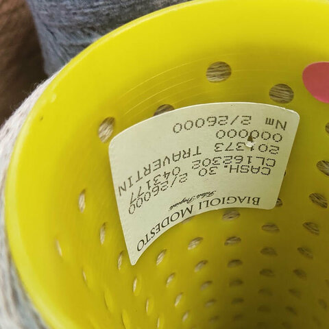 Меринос с кашемиром (30%)  2/26 BIAGIOLI MODESTO / CASH30 серо-бежевый