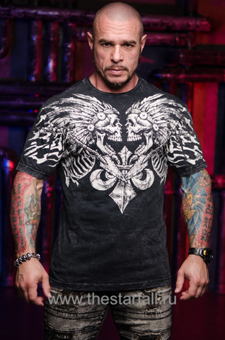 Affliction | Футболка мужская APACHE PRIDE A21329 перед