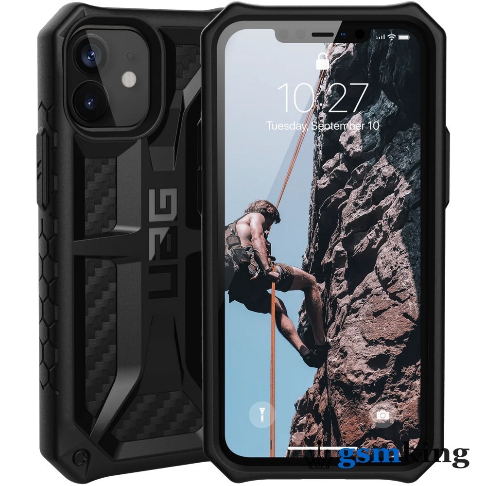 Чехол UAG Monarch Kevlar® Series Case for Apple iPhone 12 Mini Carbon Fiber  (Чёрный)112341114242 - Купить на Горбушке, цена 3790.0 ₽.