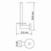 WasserKRAFT Lippe K-6597 Держатель туалетной бумаги