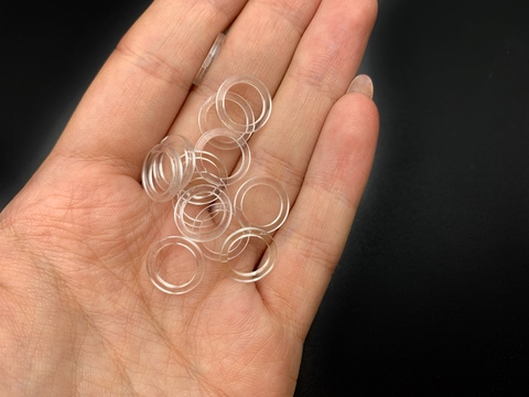 Кольцо для бретели прозрачное 10 мм (пластик), Arta-F